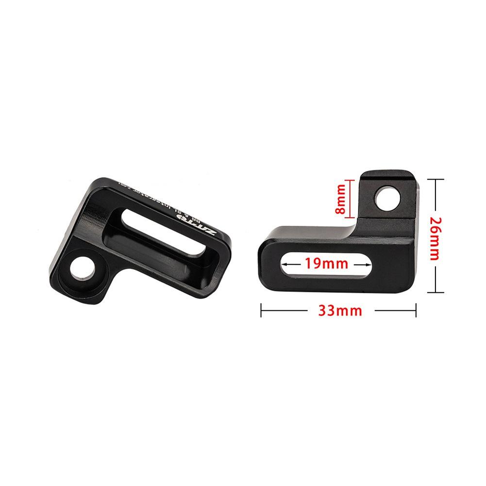 Mountain Bike Aluminum Alloy Shifter Adapter, Brake Shifter Connectors Aluminium Alloy Bicycle Brake Handle Front Derailleur Integrated Clamp For Moun