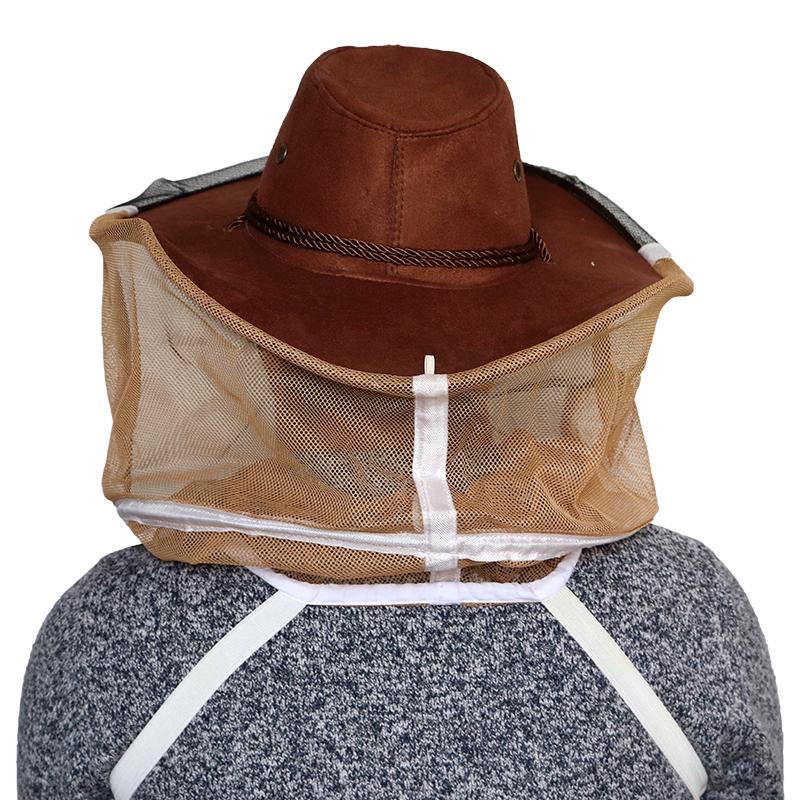 Beekeeper Protective Hat Anti Bee Fabric Nylon Net Yarn Hat Beekeeping Protector Cap Beekeeper Cowboy Comfortable Design
