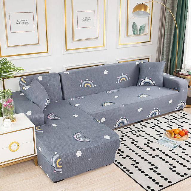 Sofa Cover Elastic All -Inclusive Anti -Cat Scratching Living Room Sofa Lounge Chair Universal Furniture Cover Non -Slip Dustproof