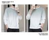 JSEN Gradient Color Men's Round Neck Hoodie - Trendy, Loose, Versatile Top for Spring & Autumn