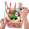 Puzzle Toy 6-in-1 Multicolored Wooden Multifunctional Beetle Early Education Toys