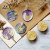 Handmade Craft Stamp Brass Wax Seal Heads, Alphabet Christmas Embossed Sealing Decorative Head for Envelope Gift Wrapping Journal Scrapbook