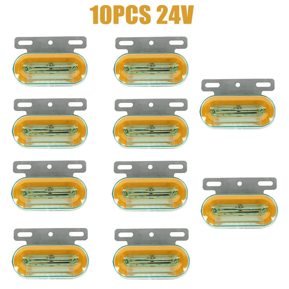 Truck Clearance Lights 12/24V LED Trailer Side Marker Lights Turn Signal Lamp Red White Amber Lorry Tractor Tail Light