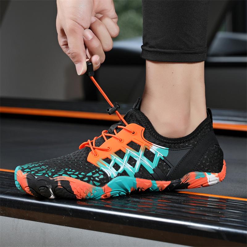 Large Size Men's and Women's Colorful Anti-cut Hiking Shoes, New Five-finger Creek Shoes, Swimming Shoes, Beach Shoes