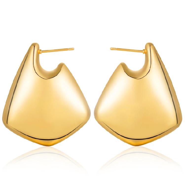 Уникальные полые медные серьги-капли Модные серьги для ушей Элегантные геометрические серьги для различных случаев 1