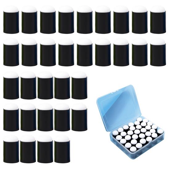 30/32Pcs Finger Sponge Daubers Painting Sponges Set with Storage Box Craft Sponge Daubers for DIY Crafting Card Making Painting Stamping