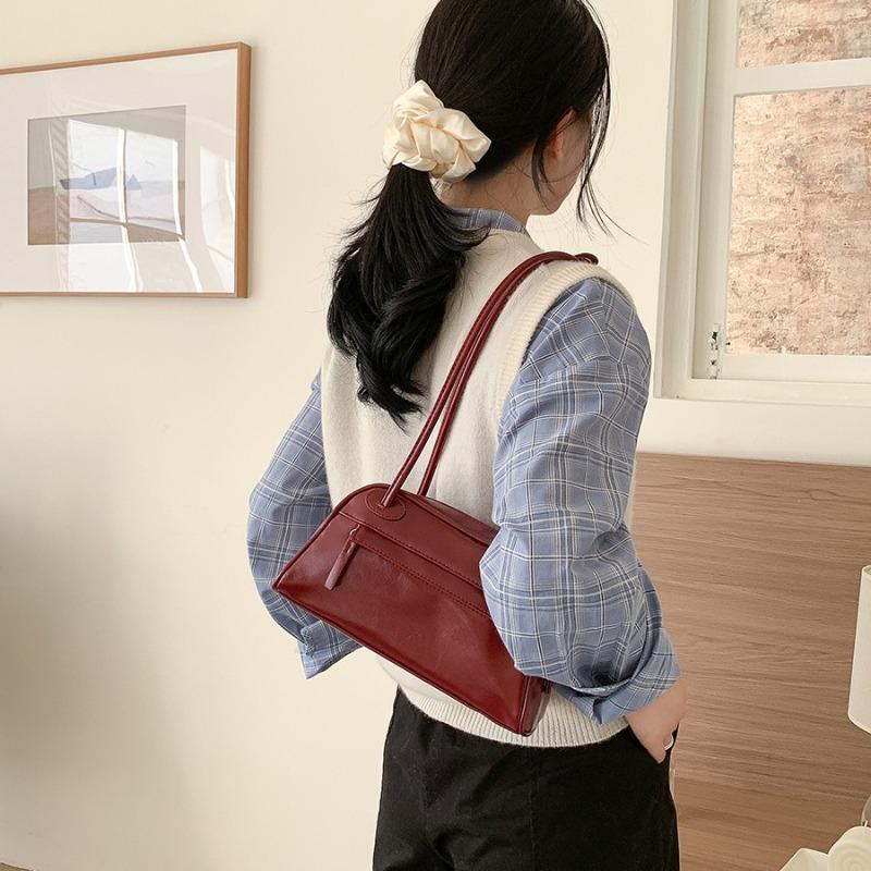 New Fashion Shoulder Bag Women's Bag Versatile Texture Double Armpit Bag Women's Niche Design Commuter Bag