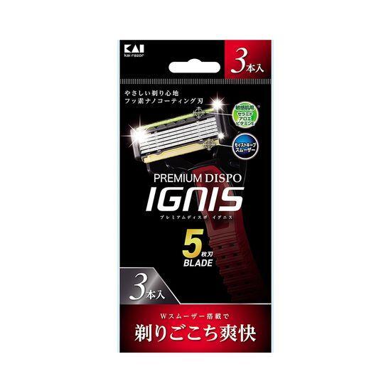 Kai IGNIS 5-blade razor (3-pack/6-pack)