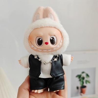 Pre 17 cm Oblečenie pre bábiku Labubu Móda Oblečenie Mikiny Oblečenie pre bábiky Farebné zladenie Mikiny Bábiky Doplnky Roztomilé dekorácie Obliečky