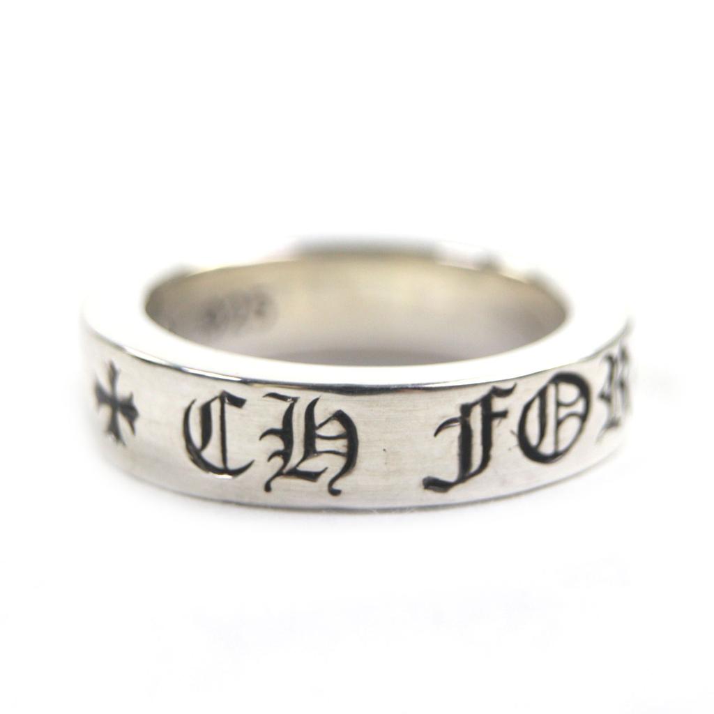 Excellent CHROME HEARTS Ring Spacer Ring Forever 0.2"" Silver 925 mens Used