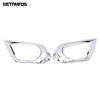 Front Fog Light Lamp Cover Trim For Subaru Forester 2013 2014 2015 Chrome Foglight Protector Exterior Accessories Car Styling