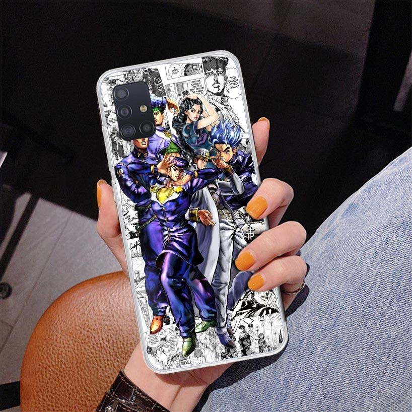 JoJo's Bizarre Adventure Diamond Is Unbreakable Phone Case For Samsung Galaxy A52 A32 A22 A12 A51 A31 A50S A30S A20S A10S Note 2