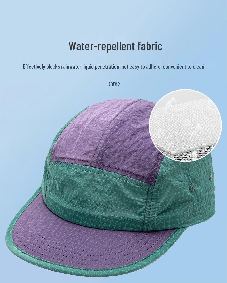 Quick-Dry Breathable Waterproof Sunscreen Baseball Cap for Outdoor Sports and Hiking