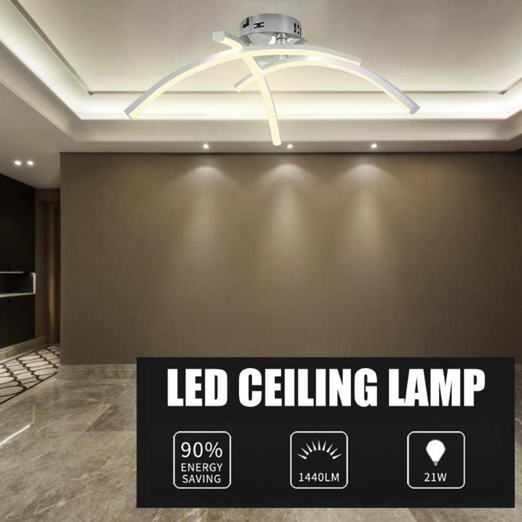Light Lamp Pendant Fixture Chandelier Lampshade Aluminum Acrylic Soft No Flash Minimalist