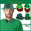 St. Patrick's Day Irish Leprechaun Shamrock Velvet Hat Adult Fancy Dress Accessory