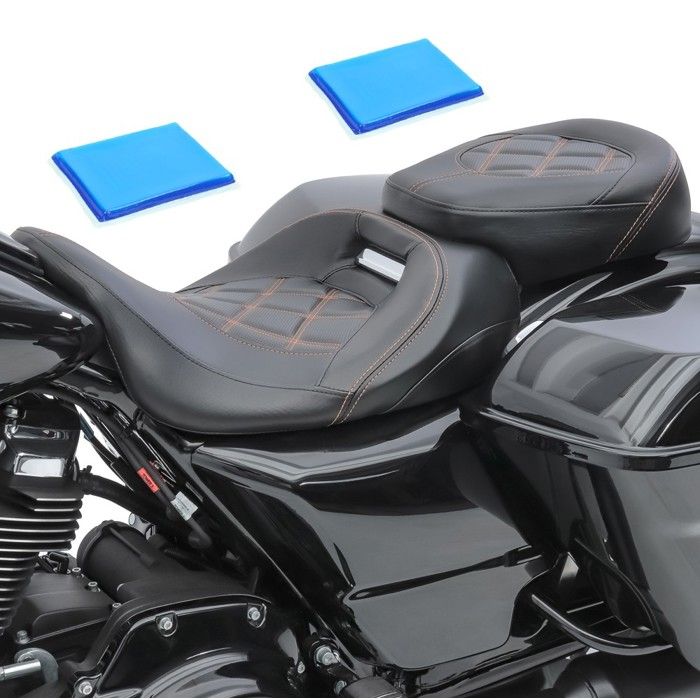 Gel Seat for Harley Davidson Street Glide 08-22 RH3G-BO
