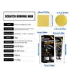 120ml Auto Polishing Kit with Sponges Waterproof Car Paint Scratch Repair Cleaning Kit Anti-UV Paint Repair Polishing Wax