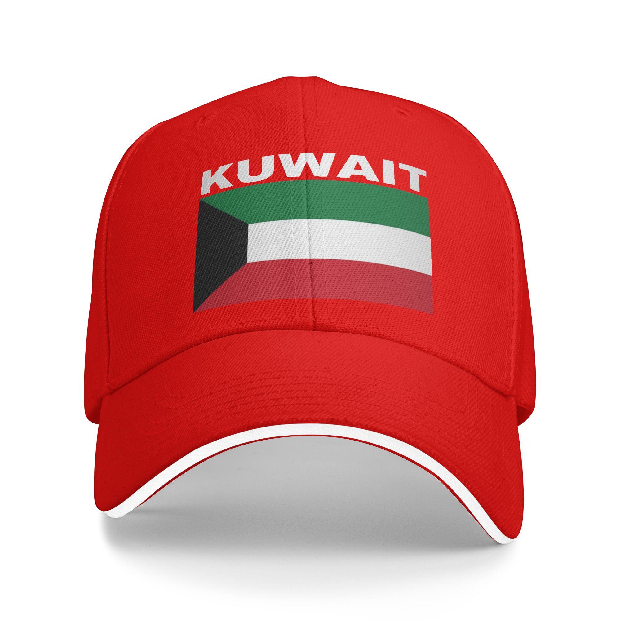 Unisexs WoUnisexs Kuwait Flag Outdoor Hat  Adjustable Cap Casual Baseball Cap Sunscreen Hats One Size