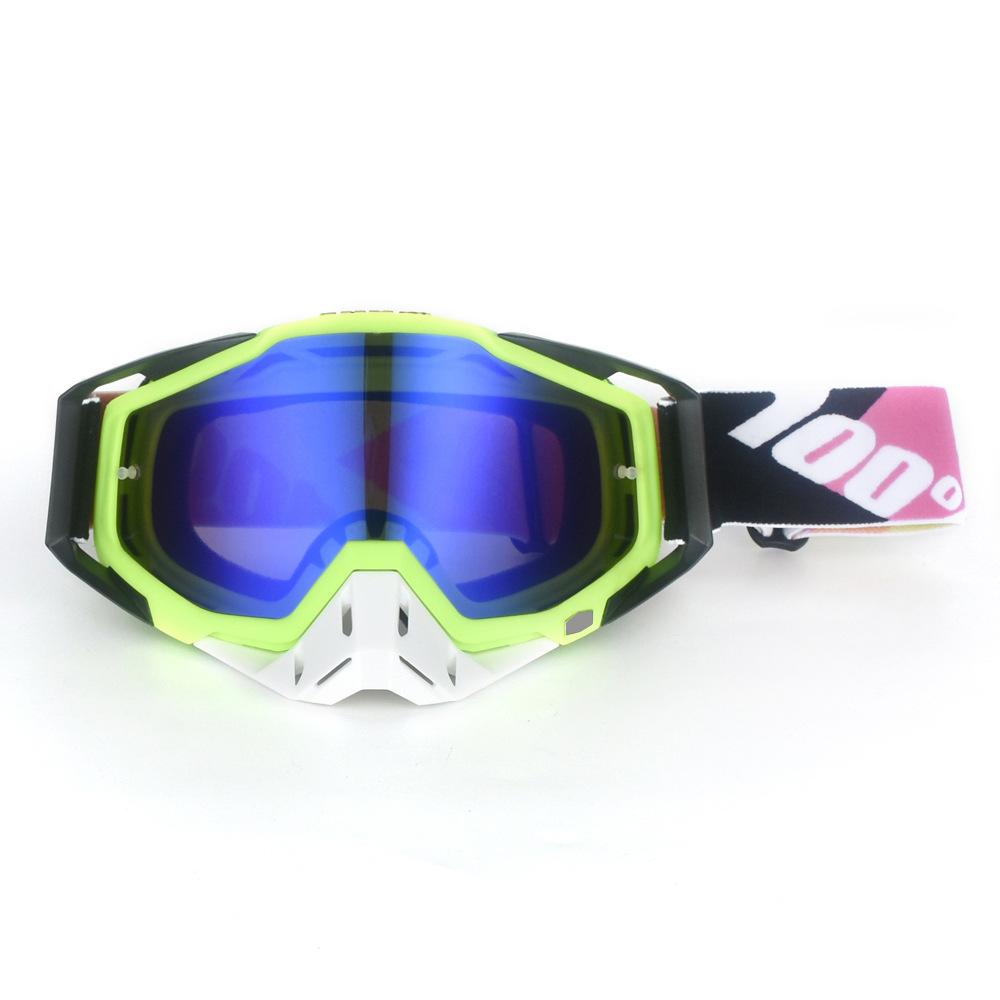 Motorcycle Goggles Color Off-road Helmet Goggles Windproof Sand Riding Glasses Ski Goggles