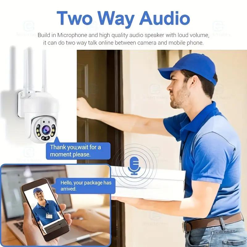 3MP 4K IP Camera 3MP Speed Dome Auto Tracking PTZ Camera Smart Home Outdoor Wireless WIFI Camera Surveillance Monitor