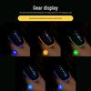N-BOX Crystal Gear Shift Knob with Seven-Color Ambient Light