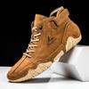 Retro Handmade Leather Men Boots Winter Designer Shoes Man Outdoor Ankle Boots Men Walking Shoes Waterproof High Top Sneakers