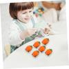 KONTONTY 50 Pieces Mini Pull Back Carrot Cars Toys for Easter Party, Kids Toy Vehicles Small Cars for Boys Girls