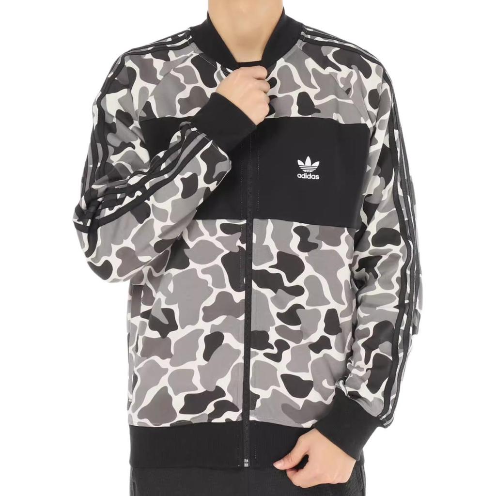 adidas Originals Jackets Men's Multicolor Baseball Collar Moderate Other DN8036