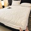 Coprimaterasso in Cotone di Alta Qualità Spesso Skin-friendly Set Lenzuolo Federa Copripiumino in Tafetà Coprimaterasso Jacquard