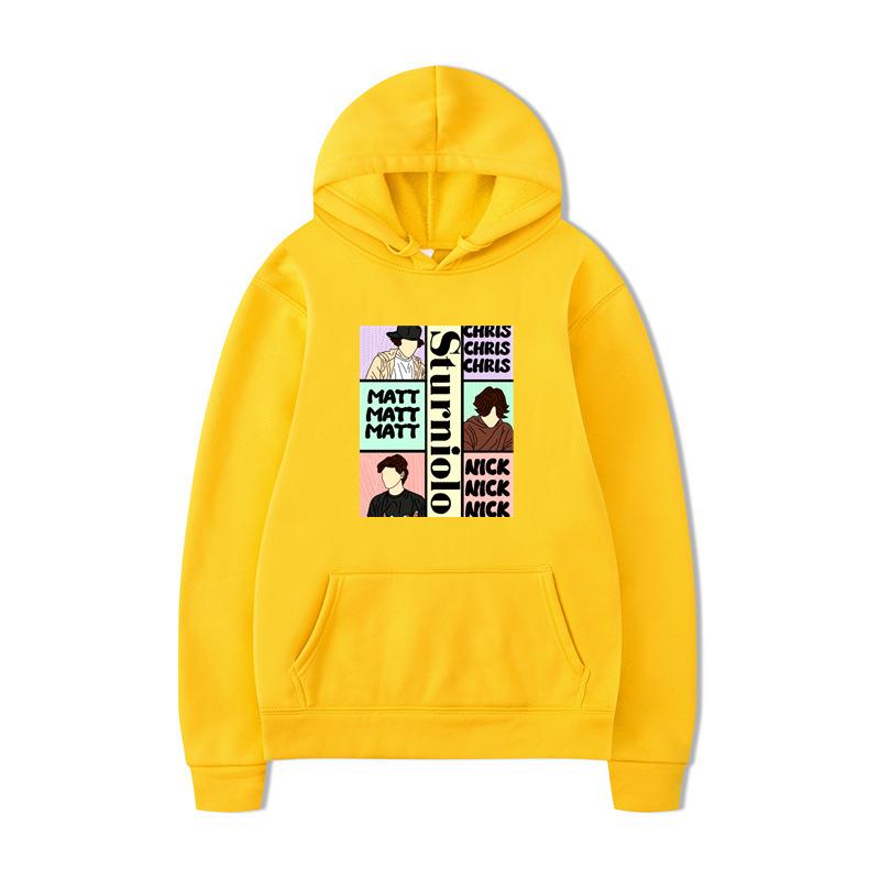 Sturniolo Drillinge Hoodies Herren Damen Kreatives Design Bedruckter Hoodie Marke Y2K Kleidung Vintage Unisex Langarm Pullover