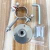 Adjustable 304 Stainless Steel Pipe Bracket Clamp for 110-150 Range Water or Gas Pipes