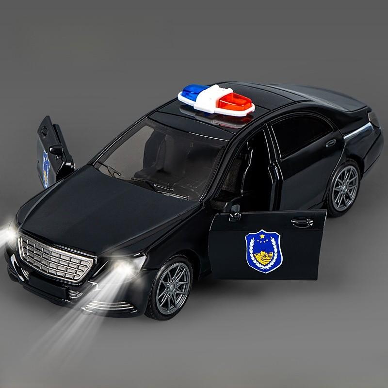 Trägheits-Polizeiauto-Modell mit Licht und Ton für Kinderspielzimmer