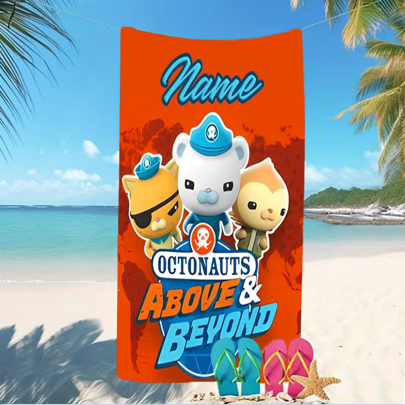 Customizable Personalized Beach Towels Octonauts Themed designs.Suitable for the Beach, Yoga, Sports;ideal As Beach Accessories