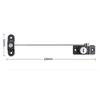 Window Door Restrictor Baby Kids Child Pet Safety Security Chain Lock Kits Stainless Steel Casement Window Limiters