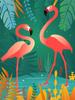 RUOPOTY Acrylic Painting By Numbers Flamingo Animals Paint On Canvas Coloring By Numbers Gift Home Decor Wall Room