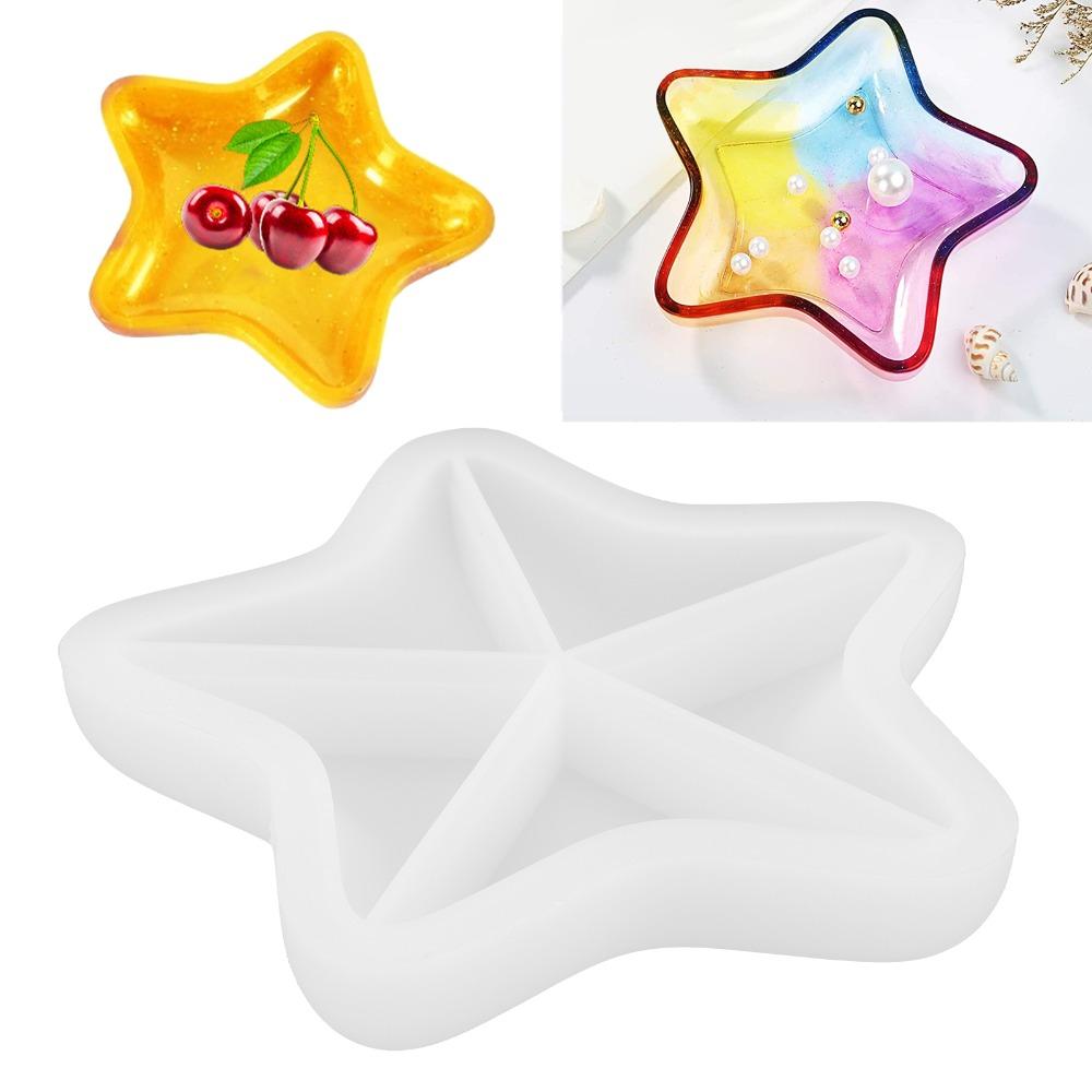 White Seastar Marine Series 15.5cm Box Mould Silicone Resin Mould  Decorative Ornament