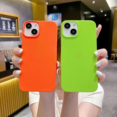 Silikonowe Minimalistyczne Jednokolorowe Etui na Telefon dla Iphone 17 Air 16 Pro Max 15 Plus 14 Pro 13 12 11 Xr X Xs 17Pro Max Matowe Ochronne Miękkie Pokrowiec na Telefon