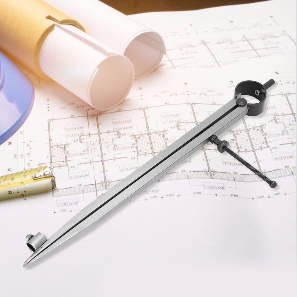 Wing Divider Line Location Scriber Drawing Compasses Craft Rotating Tool Drafting Compass(250mm)