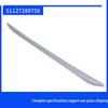 51127289756: BMW F35 320LI Rear Bumper Brushed Aluminum Trim Strip.