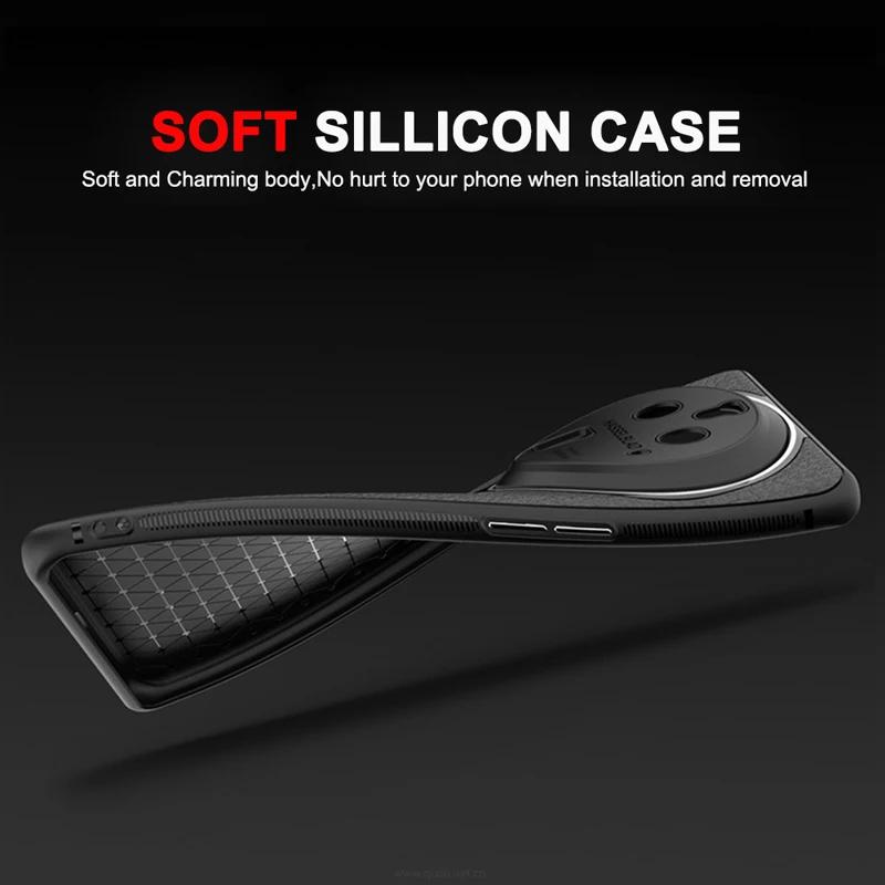 For OPPO Find X6 Pro Case  Lichi Leather +Soft TPU Ultra Thin Lens Protection Slim Matte Cover for OPPO Find X6 Pro 