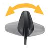 Motorcycle Handlebar End Mirrors for Yamaha MT-09 SP (MT09 2024/2024), Left and Right Rotating Lenses, E9 Certified, Motorcycle Accessories