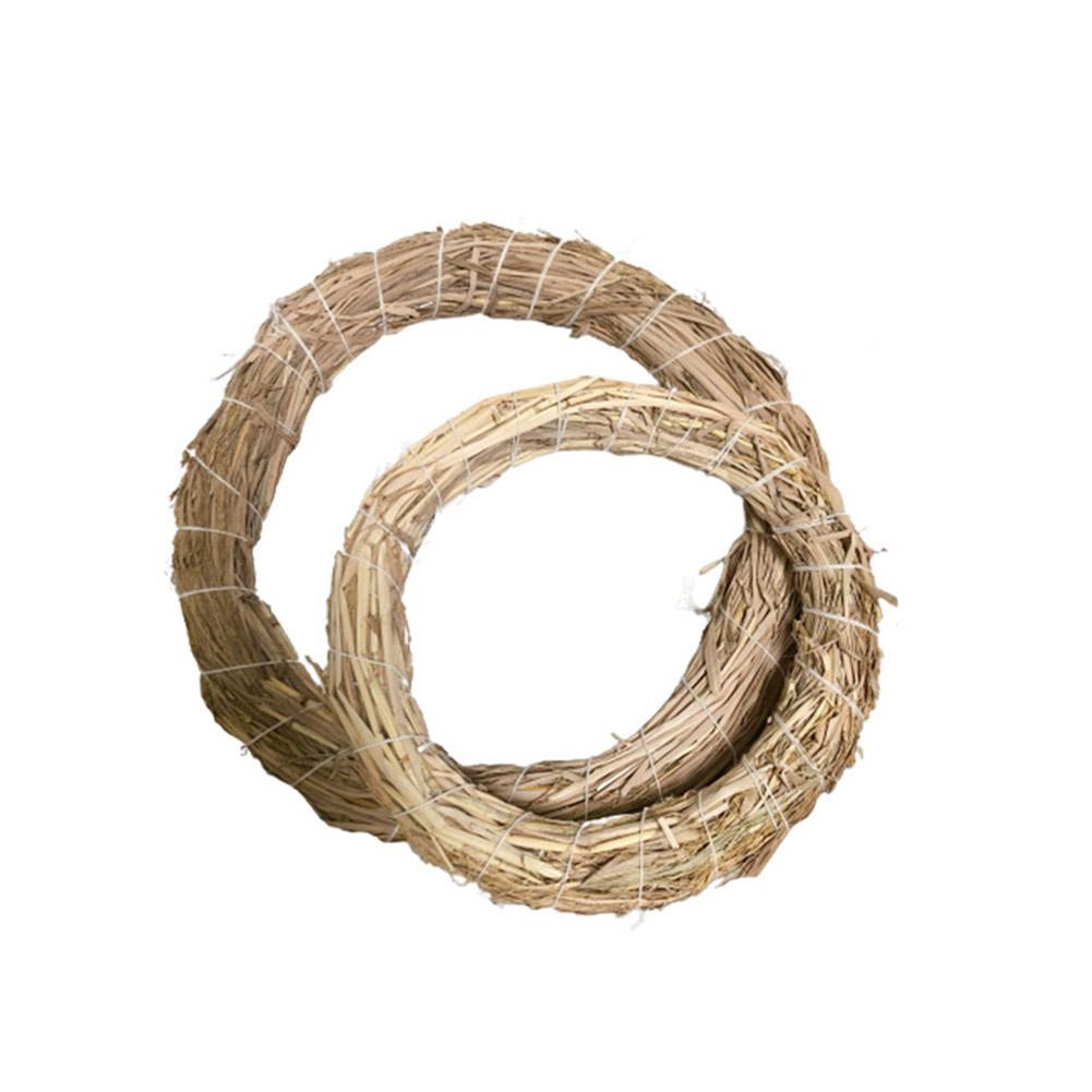Natural Straw Wreath for Crafts and Decorations Environmentally Friendly Material Ideal for Indoor and Outdoor Use