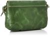 FES Women's Leather Shoulder Bag, 49269, Green (50), Free Size