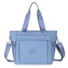 Borsa a mano versatile a spalla singola, borsa grande da donna, nuova versione coreana in tessuto di nylon, grande capacità, semplice borsa tote per lo shopping