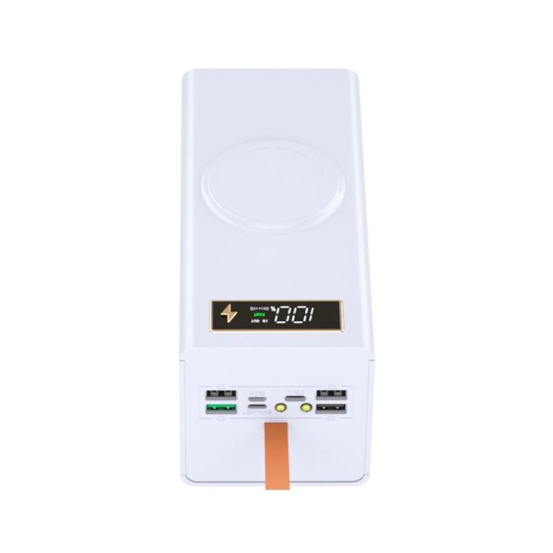 DIY Power Case Box Pouzdro na baterie 18650 Odnímatelné DIY Power Case s LED světlem USB C Pouzdro pro rychlé nabíjení Typ C USB