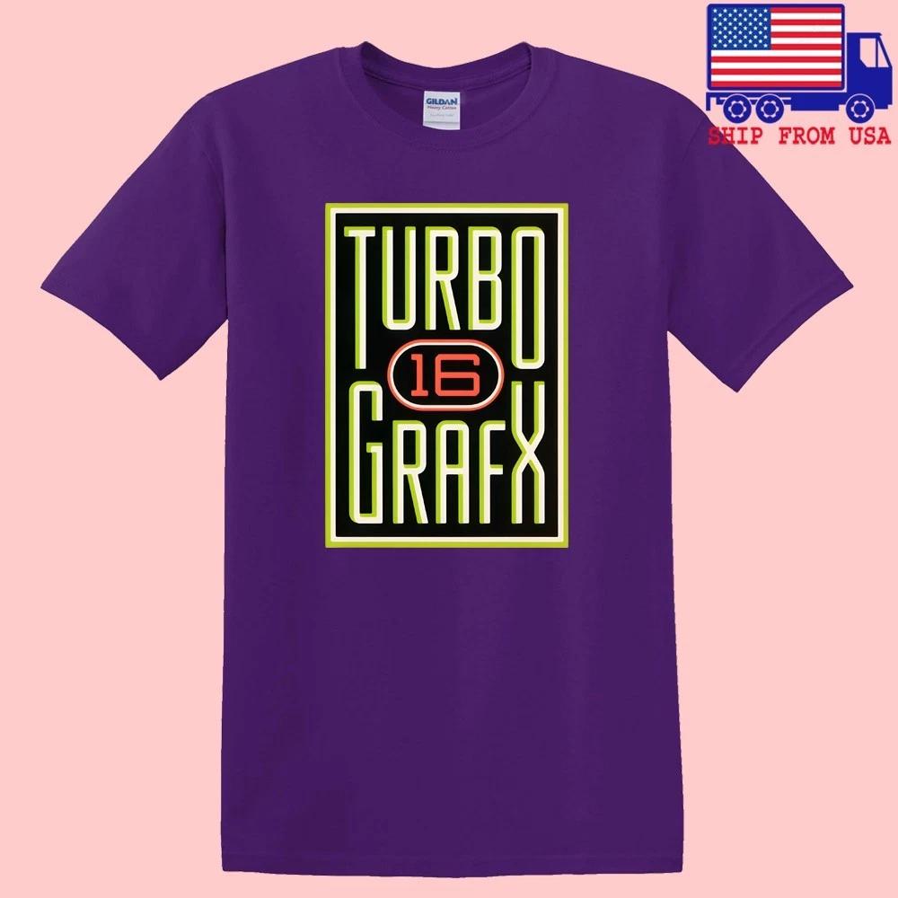 Turbo Grafx 16 Men s Purple Size S-5XL 2XL