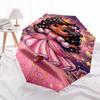1PC Princess Magic Umbrella-8-Rib Reinforced, Automatic Open, Lightweight & Durable, Fashion Accessory for Outdoor, Beach L0369