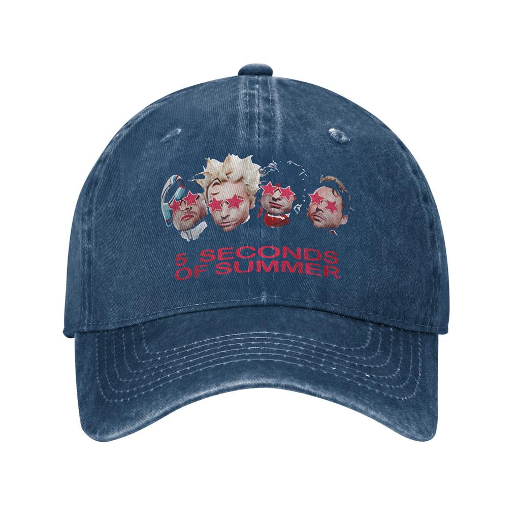 5so KAŽDÝ JE HVĚZDA 5 Seconds of Summer Kšiltovka Outfit Pro Muže Ženy Baseballové Čepice Retro Oblečení Snapback Čepice Nastavitelná