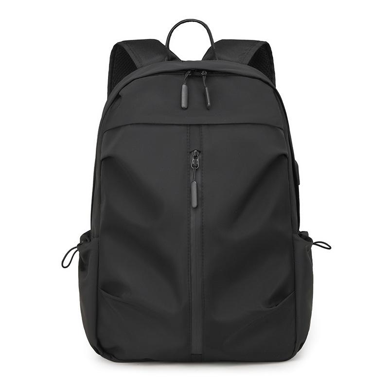 Men's Oxford Cloth Business Backpack with Logo - Laptop and Travel School Bag