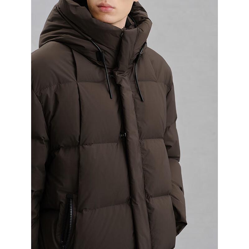 GXG Men's Hooded Long Down Jacket